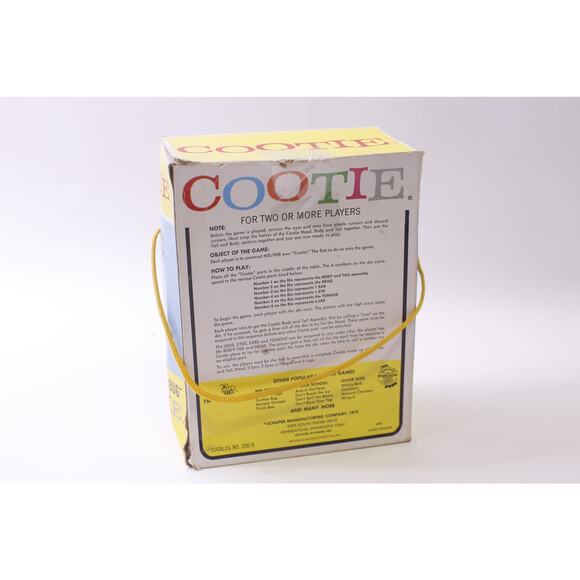 Cootie, Bug Building, Board Game, 1972, Schaper, Children. Fun, ~ 251013-WH 1366 - Picture 4 of 4